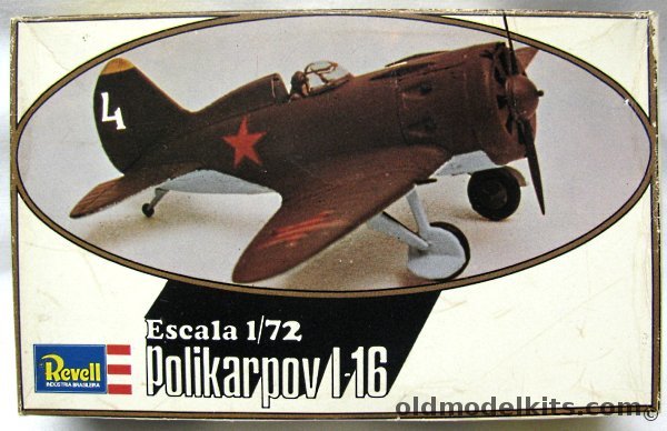 Revell 1/72 Polikarpov I-16  - Kikoler Issue, H21 plastic model kit